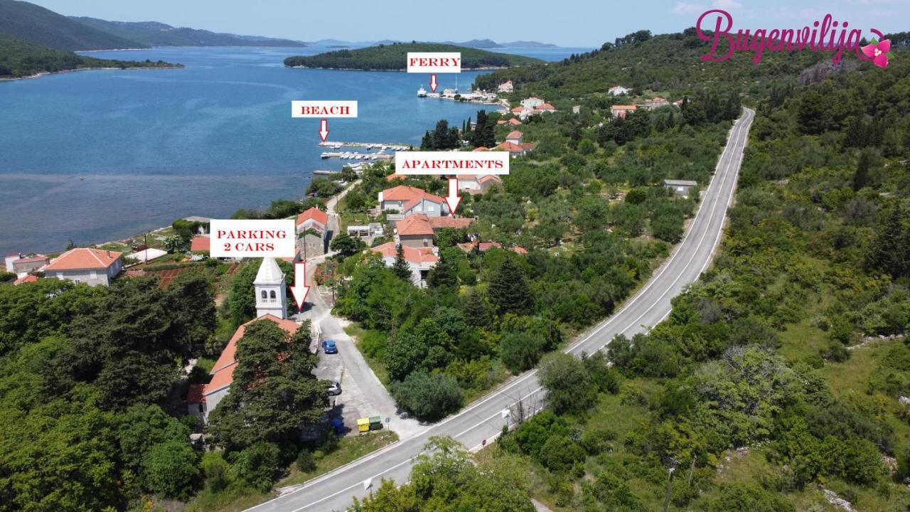 Apartmani Bugenvilija Brbinj Екстер'єр фото